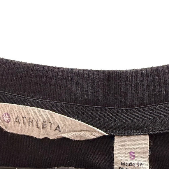 ATHLETA Topanga V-Neck Dress Black Size Small - Picture 6 of 9